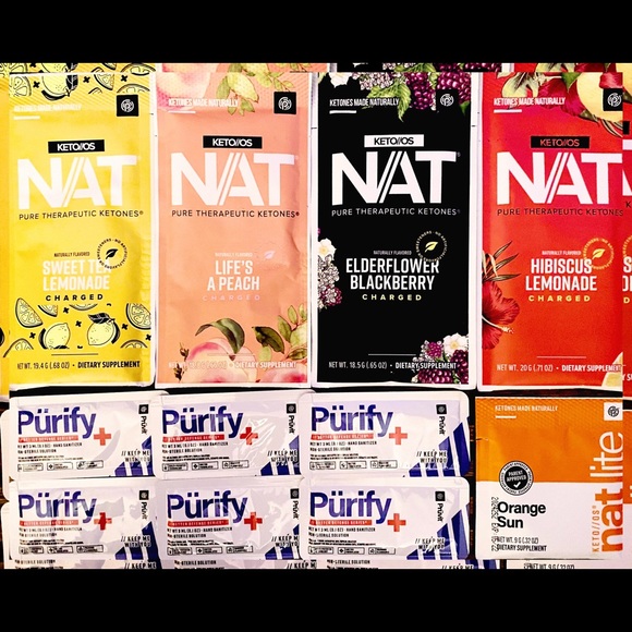 (20) Prüvit Keto/OS NAT Ketones Variety Mix, 2 Liquid, 1 Mini, 6 PürifySanitizer - Picture 2 of 4